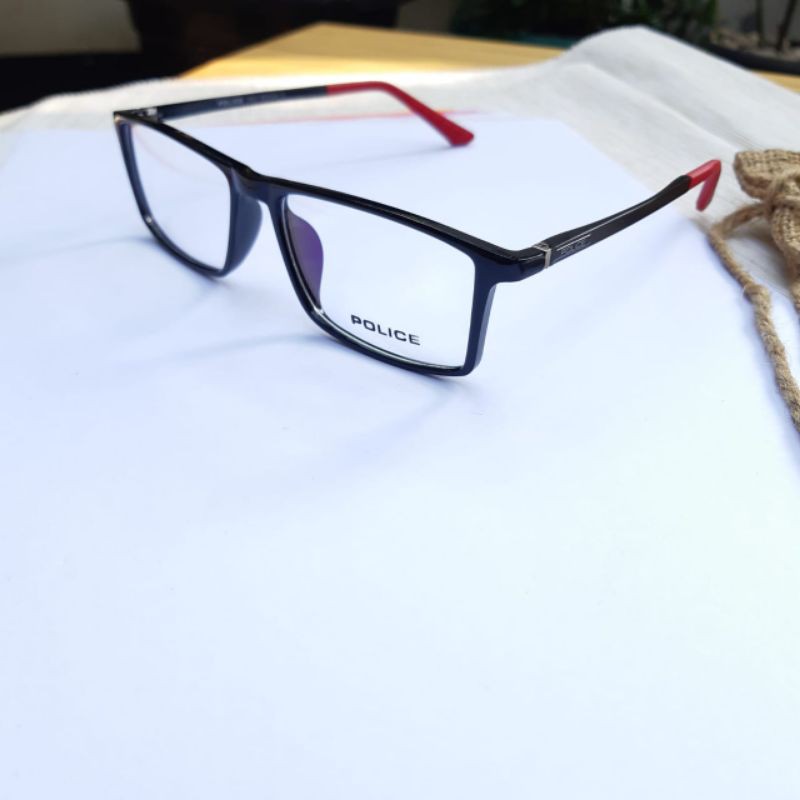 Kacamata Per Antiradiasi Pria/Kacamata Frame+lensa Minus Silinder dan Plus