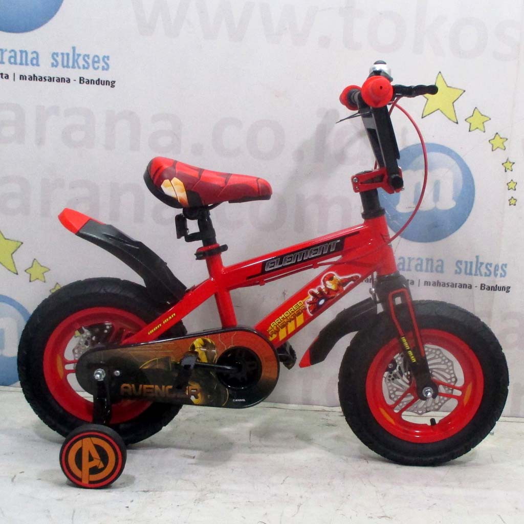  Sepeda  Anak  Iron Man Official Licensed BMX 2  4 Tahun  Fat 