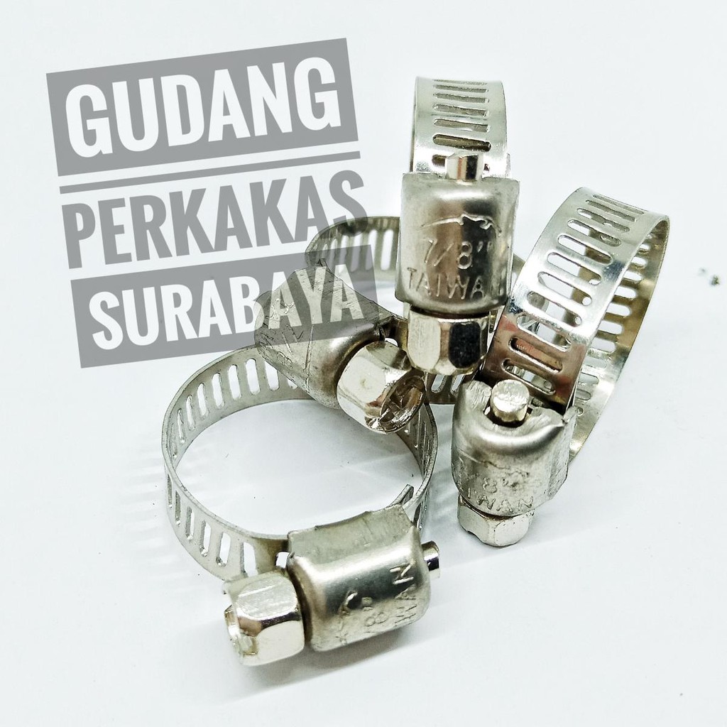 Jual Klem Selang Stainless Dim Hose Clamp Mm Selang Kompor