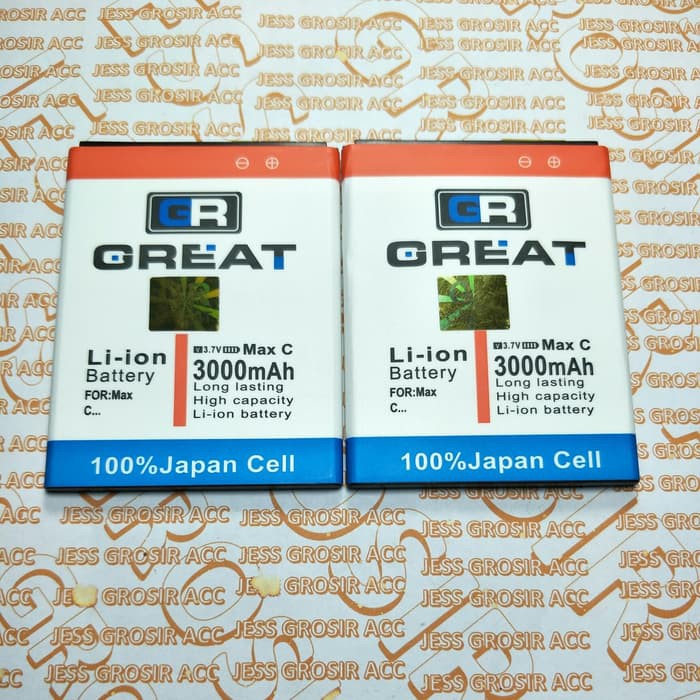 Baterai Battery Batre GREAT Double Power IC Protection ANDROMAX C , Li37142C