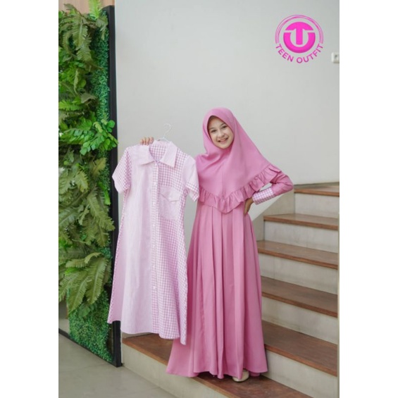 Gamis Nazla 2in1 By Teen Outfit 10-16T