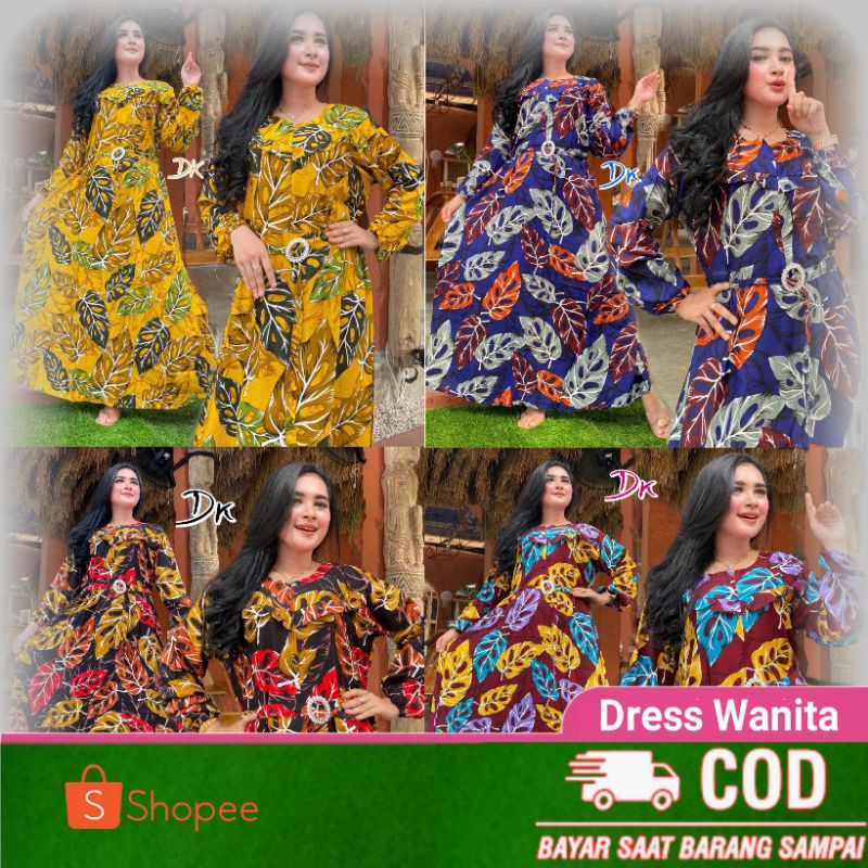 BAJU GAMIS WANITA JANDA BOLONG BAHAN RAYON PREMIUM ADEM DAN LEMBUT