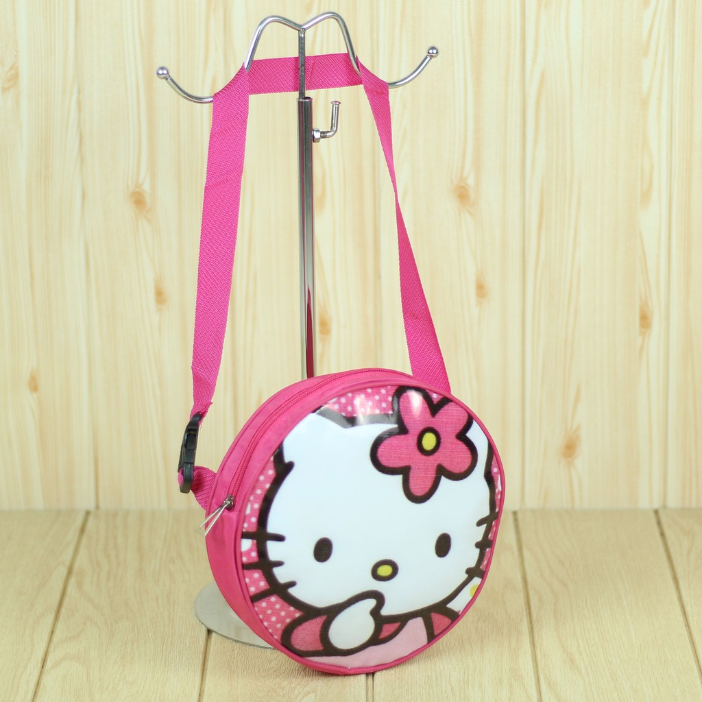 Back Pack Anak Cewek 2in1 Hello Kitty Pink Tas Ransel Sekolah Karakter Lucu Perempuan Fashion Kids