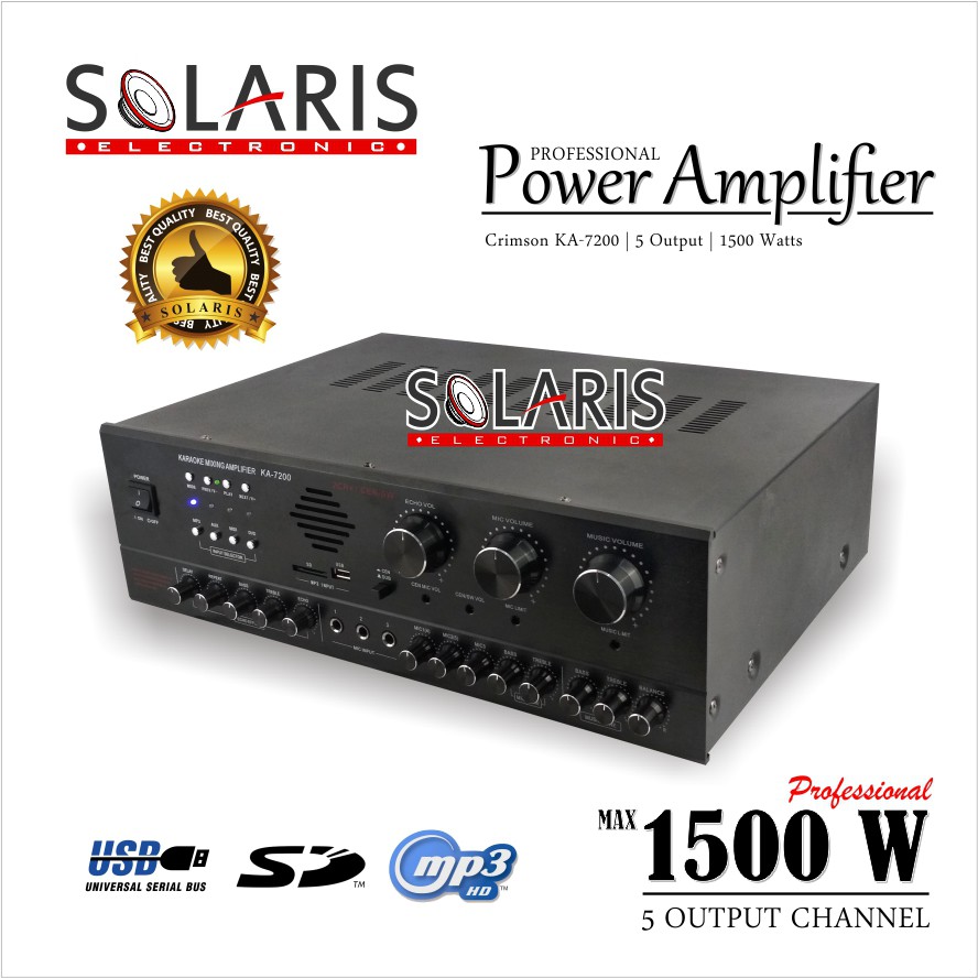 POWER AMPLIFIER Murah 1500 Watt CRIMSON KA-7200