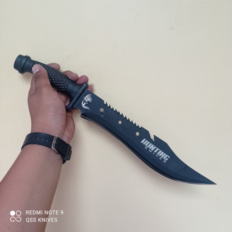 readi bosqu Hunting Knife Sarung Kulit Asli tebas paku