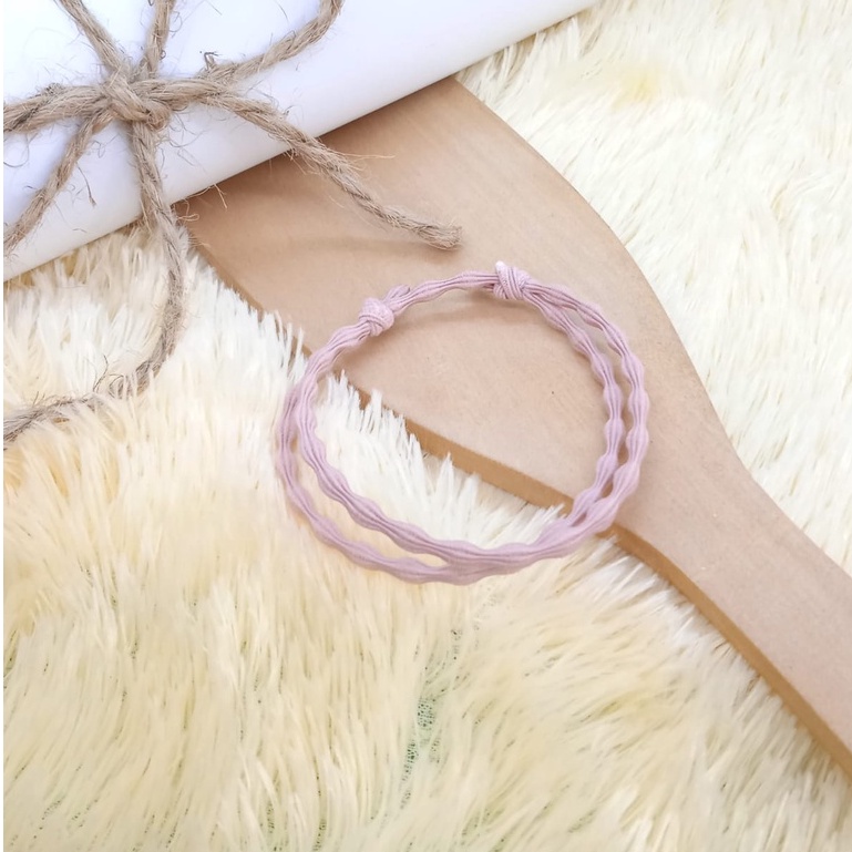 Gelang Twist Tali Elastis Padi Bisa Buat Ikat Rambut