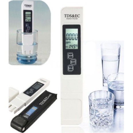 PH Meter TDS Meter Hidroponik TDS 3 Alat Pengukur PH Air tds meter pena dan ph meter Almina