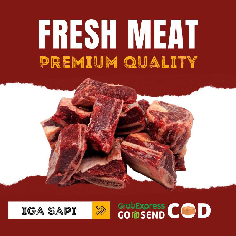 

Daging Iga Sapi Sop Daging Tebal / Short Ribs
