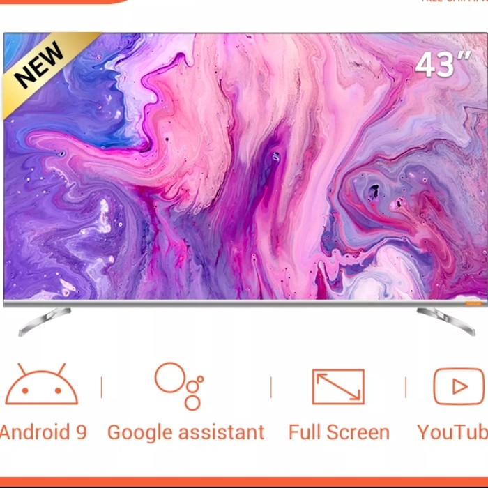 COOCAA 43S6G LED TV 43 Inch SMART ANDROID 9.0 Netflix HDMI | Shopee