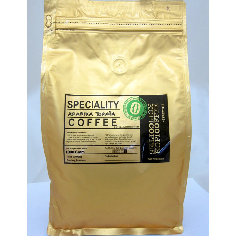 Kopi Arabika TORAJA ROASTED Coffee Harga Per Kg