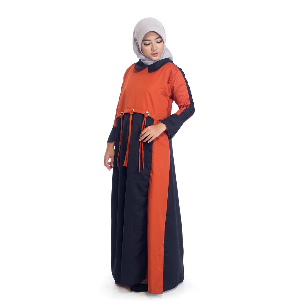 BAJU WANITA FASHION MUSLIM DRESS GAMIS ZAINA DRESS TERBARU
