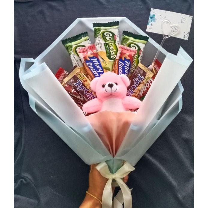 

BUCKET Snack, buket jajan, BUCKET WISUDA, Hadiah ULTAH