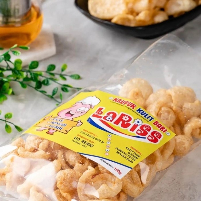 

PROMO kerupuk kulit babi - laris - rejeki - krupuk babi - 150 gram