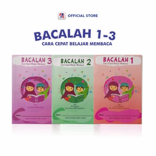 Buku Anak Islami : Cara Cepat Belajar Membaca Bacalah Jilid 1 2 3