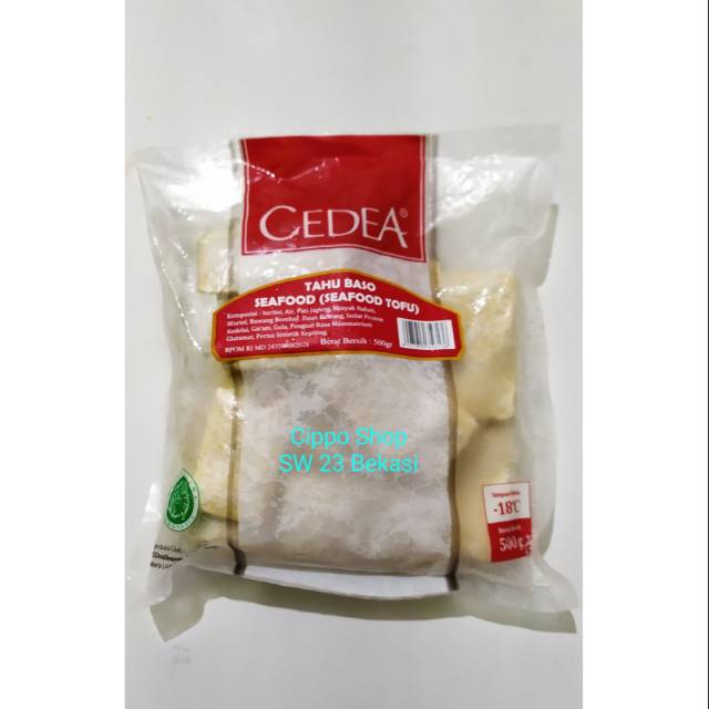 

Tofu Seafood / Tahu Baso CEDEA 500 gram