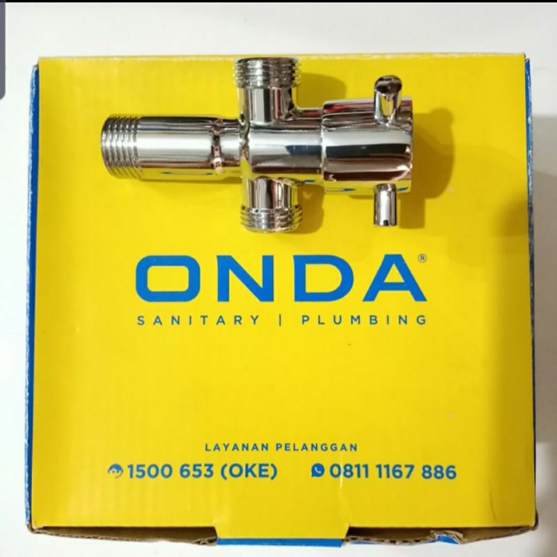 Stop Kran Tee-Stop Kran Shower Onda 1/2"