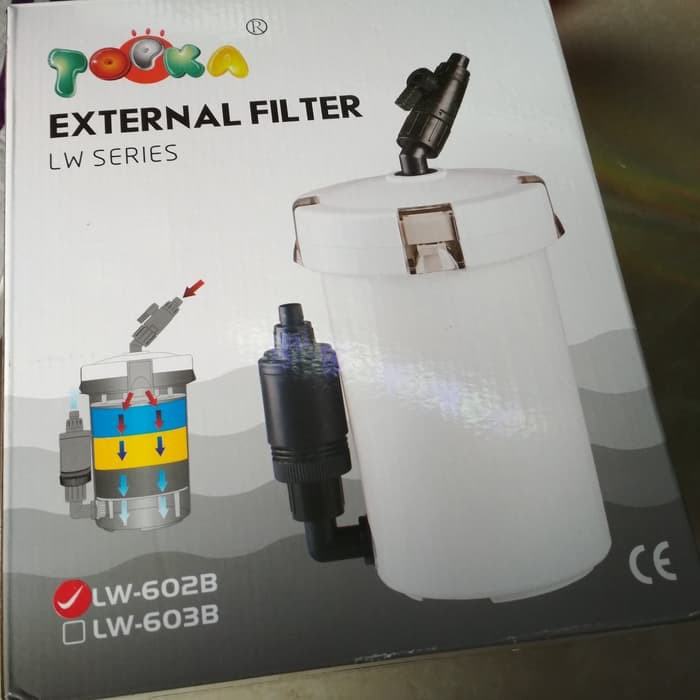 Canister Filter External Aquarium Topka LW 602B