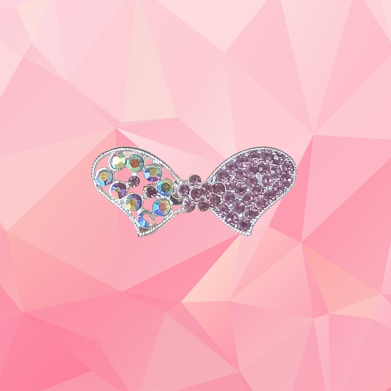 Bros dagu, bros kecil, bros mini, bros hijab, bros jilbab,bross, brooch, bros korea-Ungu