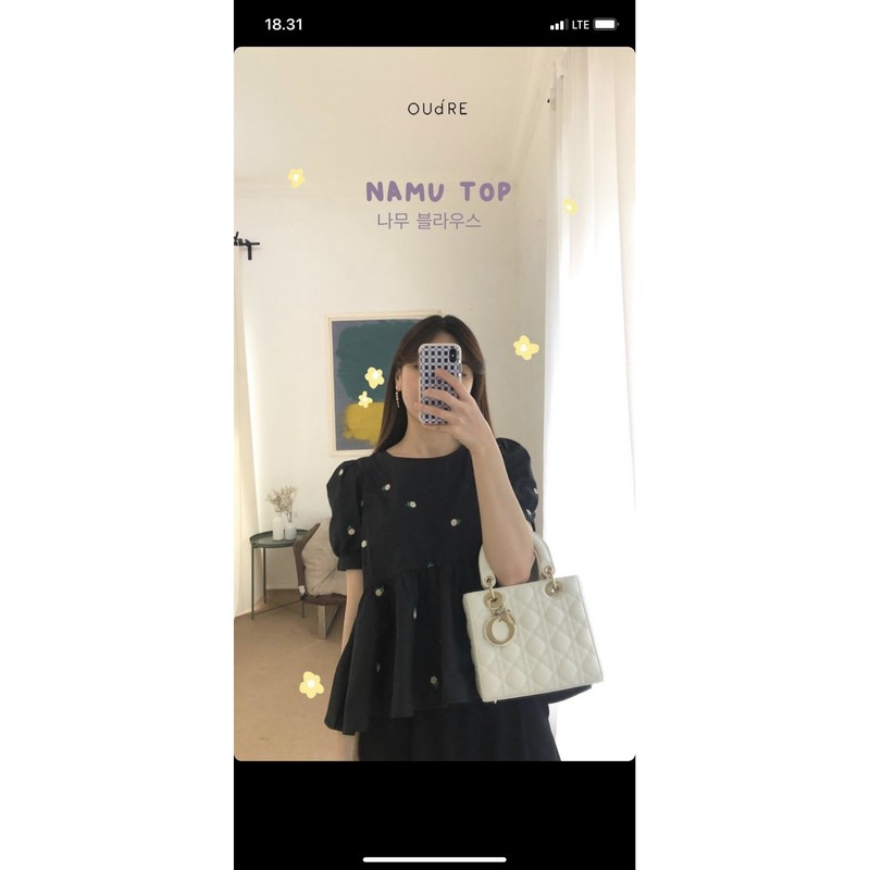 Oudre Namu Top Black