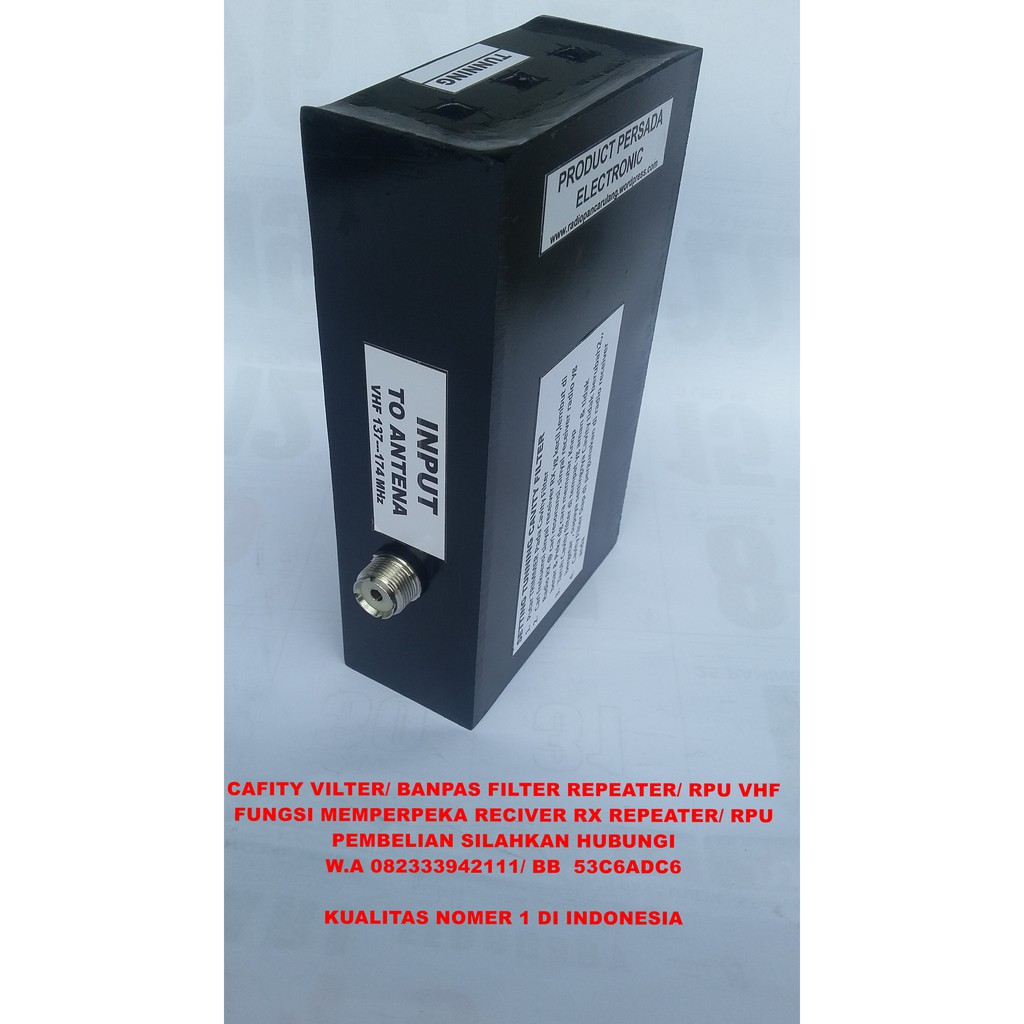 Cavity Filter RPU Repeater VHF 137.000 -173.000Mhz