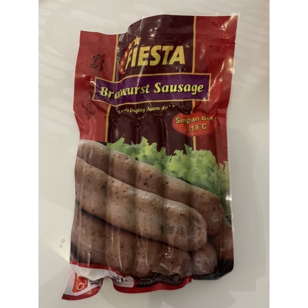 

Fiesta Bratwurst sausage (Sosis) 300gr