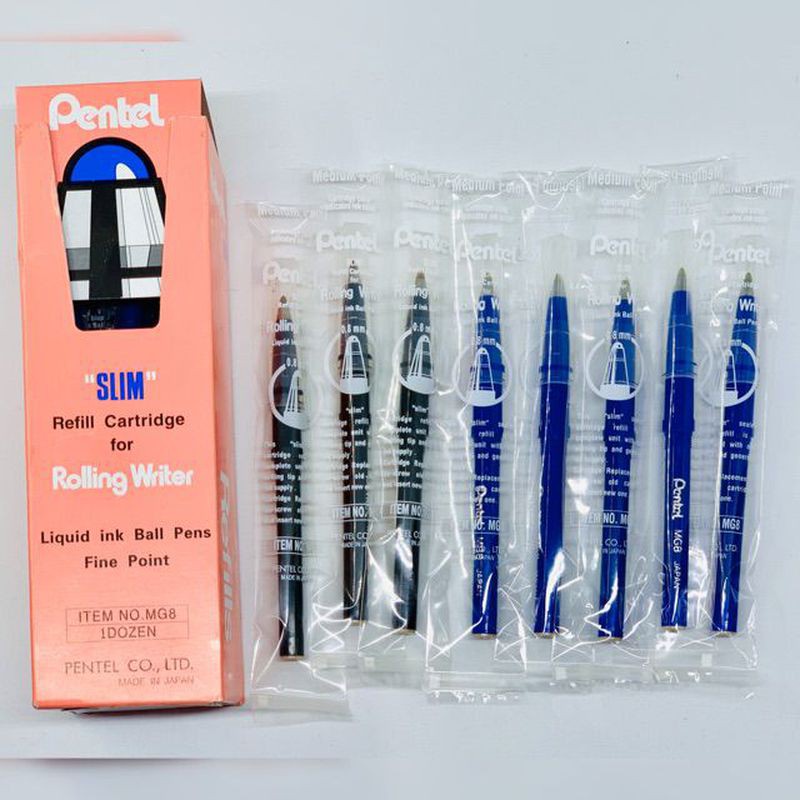 

REFILL Ballpoint / Bolpen / Pulpen Pentel MG-8 Hitam