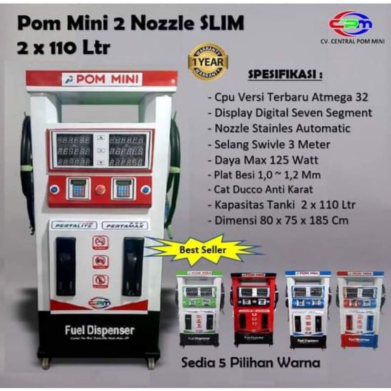 POM MINI DIGITAL 2 NOZZLE SLIM 110 L
