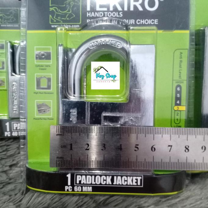 Gembok Pagar Anti Maling Stainless 60mm Gembok Jaket TEKIRO