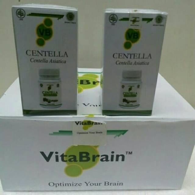 Vitabrain centella centela 100% asli/suplemen nutrisi otak supaya cerdas dan insomnia
