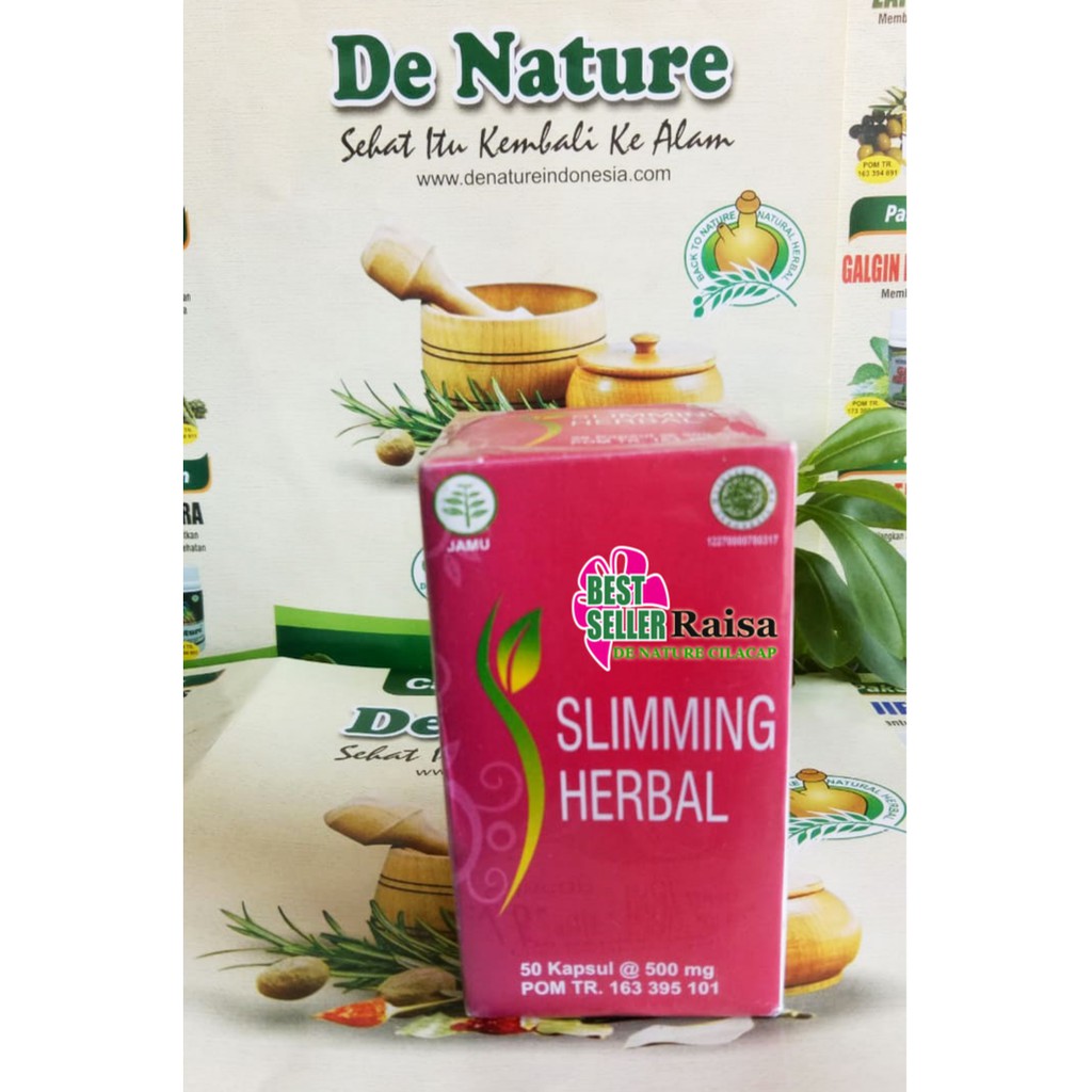 Slimming Obat Pelangsing Herbal De Nature Terbaik De Nature