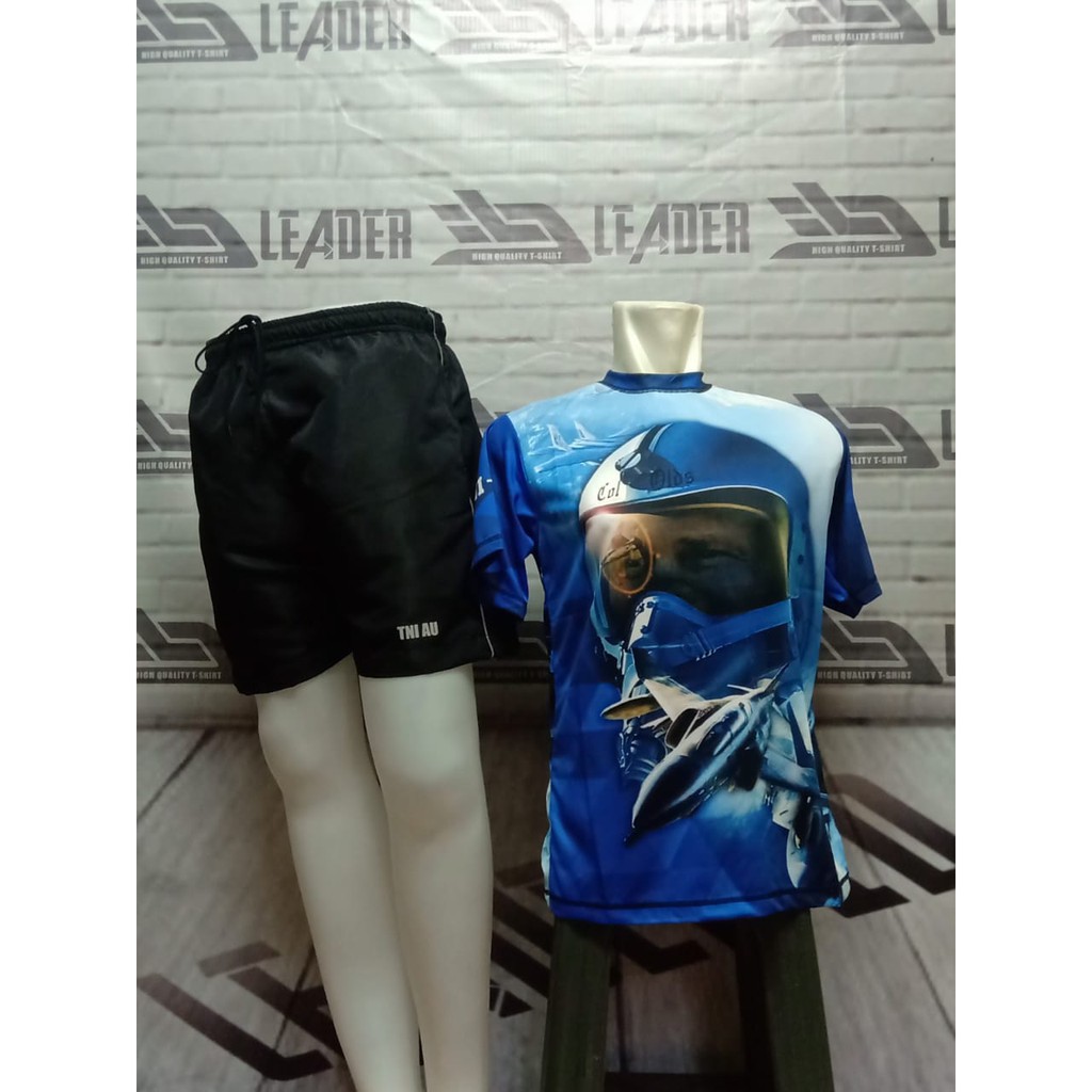 BAJU SETELAN OLAHRAGA TNI AU FULLPRINT