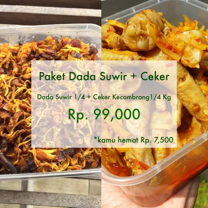 

Paket Dada Suwir 1/4 kg + Ceker Kecombrang 1/4 kg