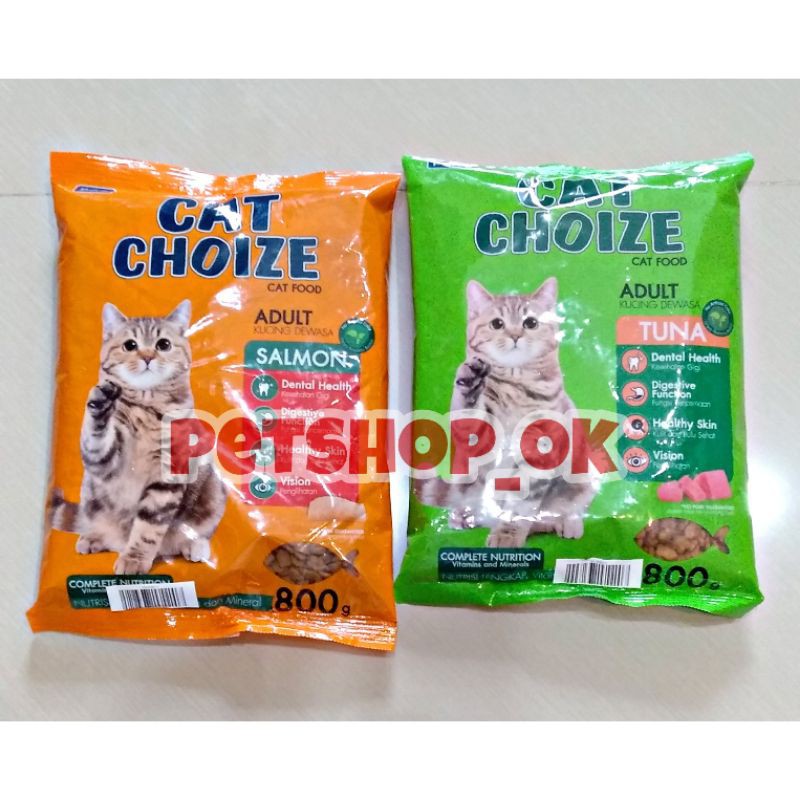 CAT CHOIZE 800gr (REPACK) makanan kucing