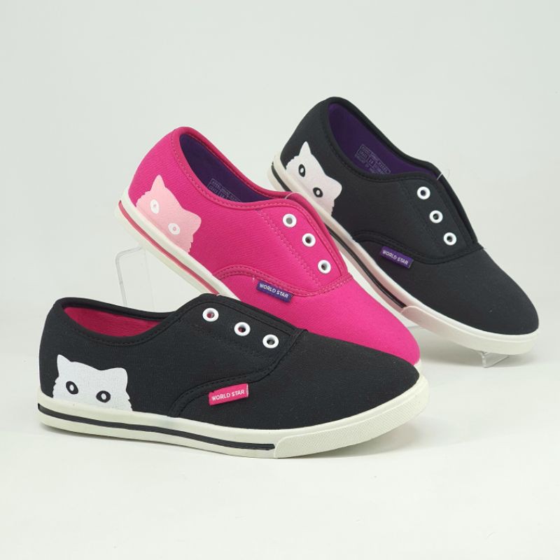 SEPATU SLIP ON WANITA - WORLD STAR GIRLS GRACE (36-40)