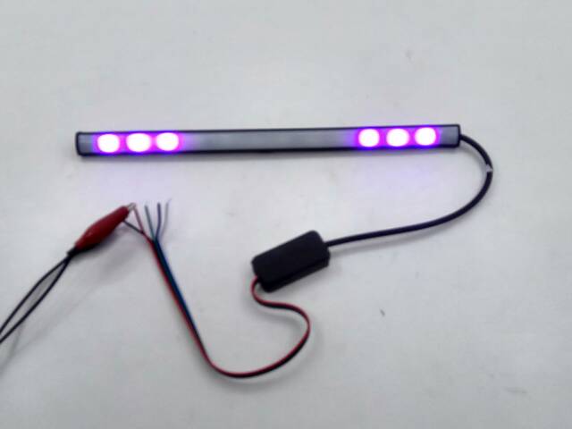 LAMPU PLAT NOMOR MOTOR RGB + BISA SEN RUNNING