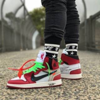 Nike OFF WHITE x Air Jordan 1 Retro high OG | Shopee Indonesia