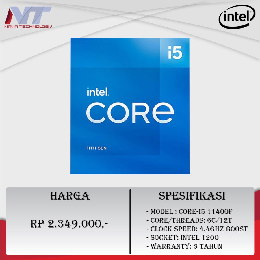 Intel Core i5 11400F LGA1200