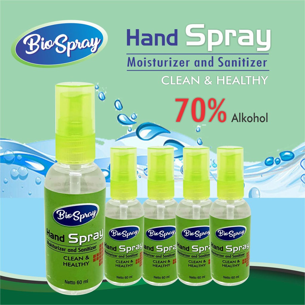 [BPOM] Hand Sanitizer Hand Spray Cairan Cuci Tangan Alkohol Pembersih Tangan