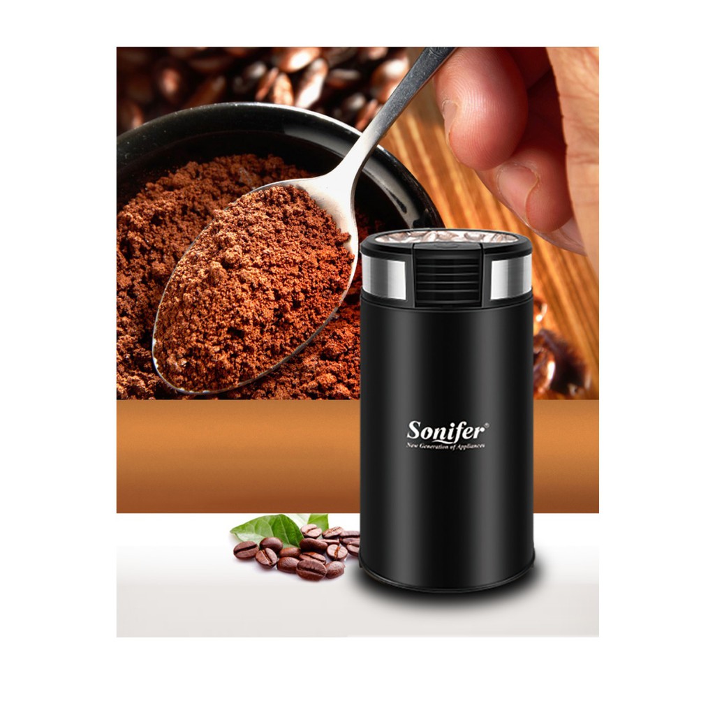 Sonifer Grinder Electric Penggiling Biji Kopi Multifungsi