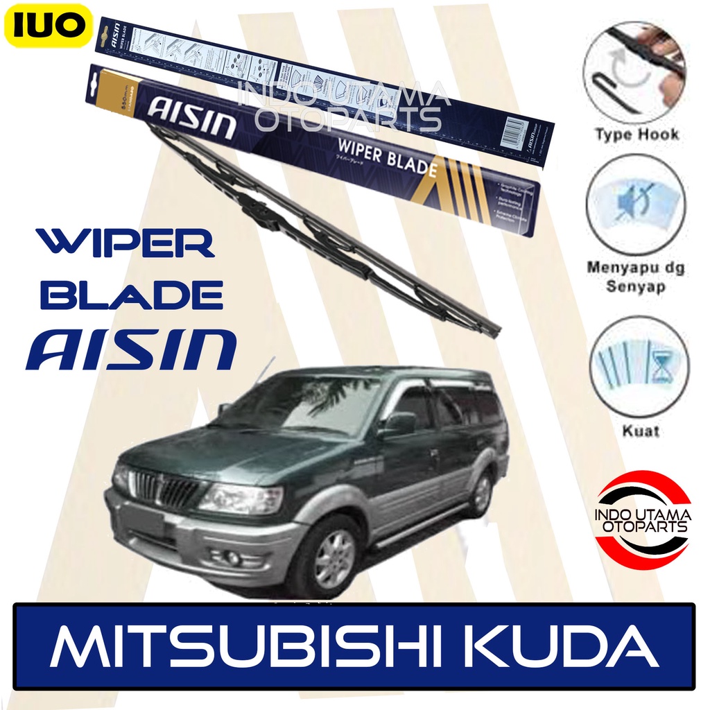 Wiper Mobil Mitsubishi Kuda AISIN Sepasang 19-20&quot; ORIGINAL