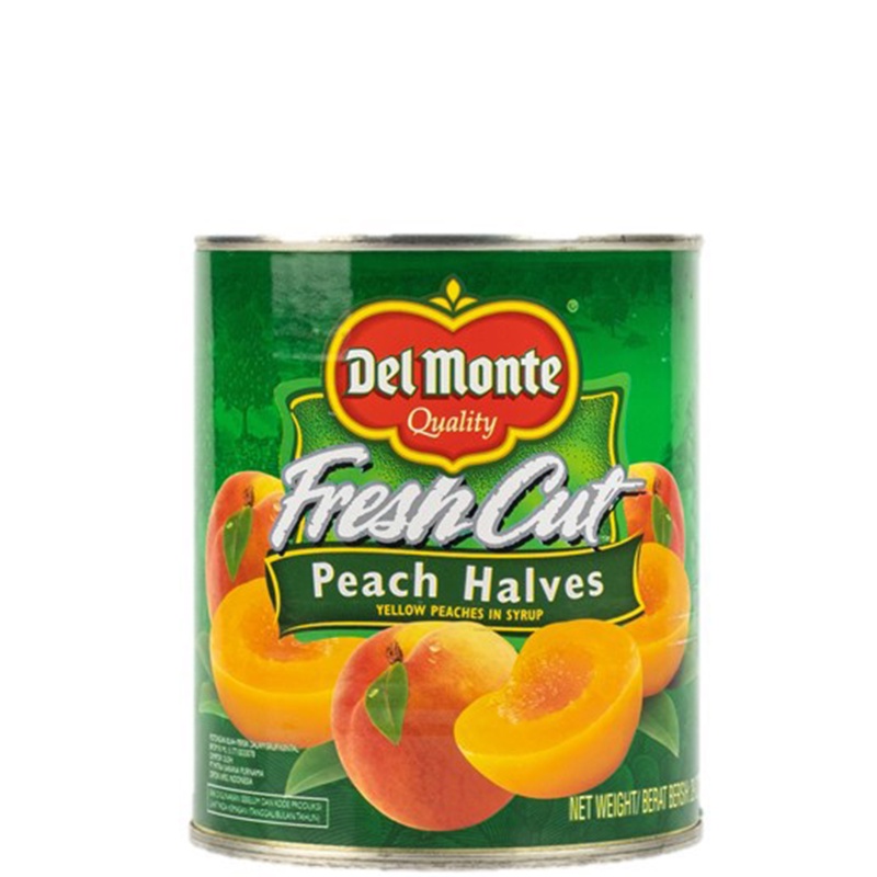 

SW Peach Halves in Syrup Buah Kaleng 825 gr