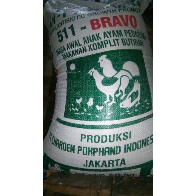 Pakan ayam Voer / Pur ayam 511 BRAVO