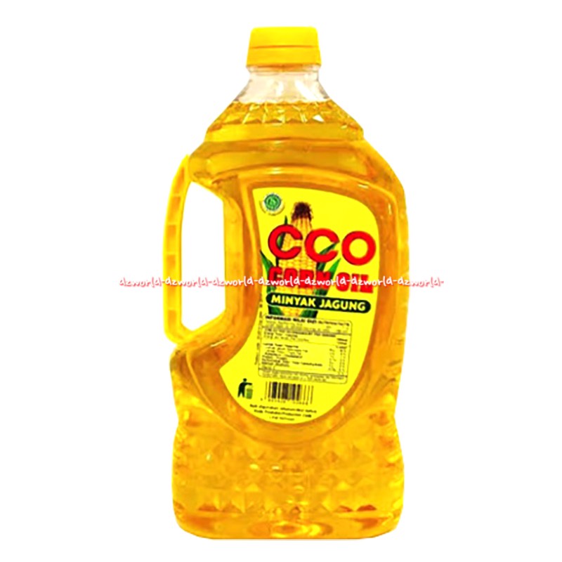 CCO Corn Oil 2L Cooking Oil Minyak Goreng Minyak Jagung C.C.O Corns Oils 2 Litter 2 ltr Crude Corn Oil (CCO)