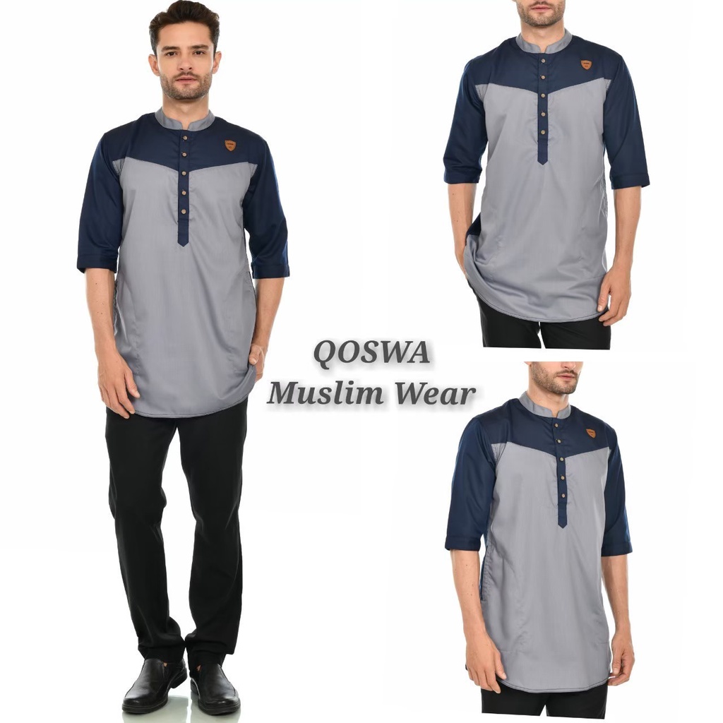 koko kurta pria kurta pakistan koko muslim pria kombinasi koko Qoswa