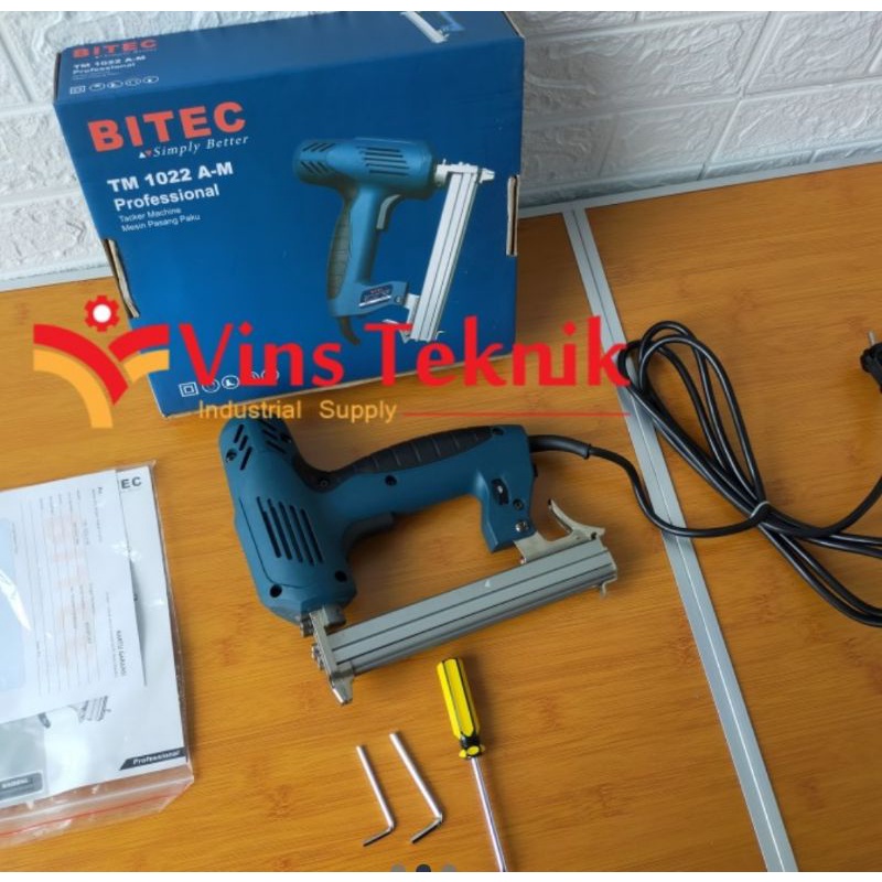 MESIN PAKU TEMBAK LISTRIK BITEC / AIR NAILER ELEKTRIK