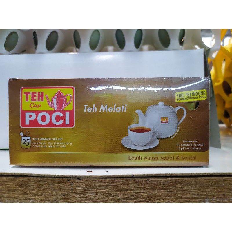 

TEH CAP POCI CELUP MELATI isi 25 kantong/50gr