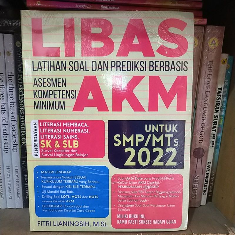 

LIBAS AKM Latihan Soal Dan Prediksi Berbasis Asesmen Kompetensi Minimum Untuk SMP/MTs 2022