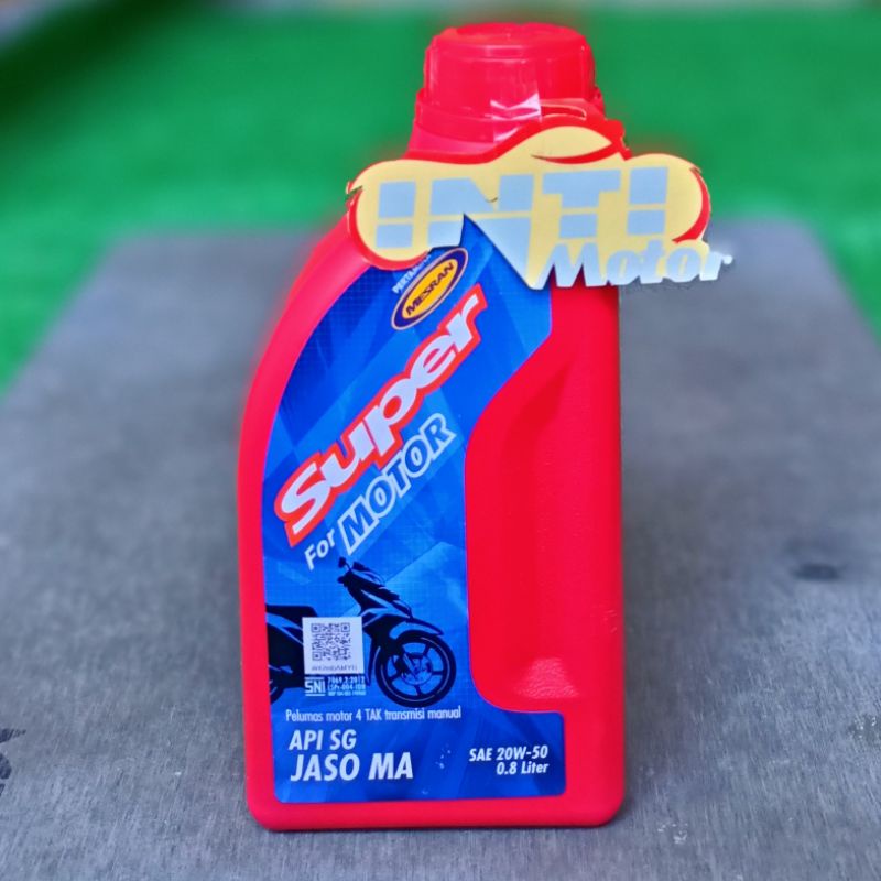 Oli mesran super motor 800 ml pertamina ORIGINAL 100% ASLI ORI OIL PERTAMINA Mesran super 0.8