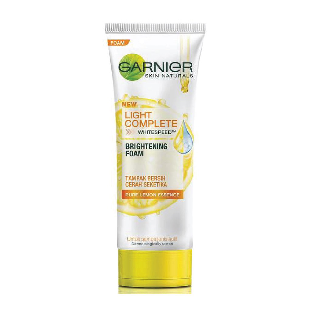 Garnier Skin Naturals Light Complete Whitespeed Brightening Foam Pure Lemon Essence 100ml & 50ml