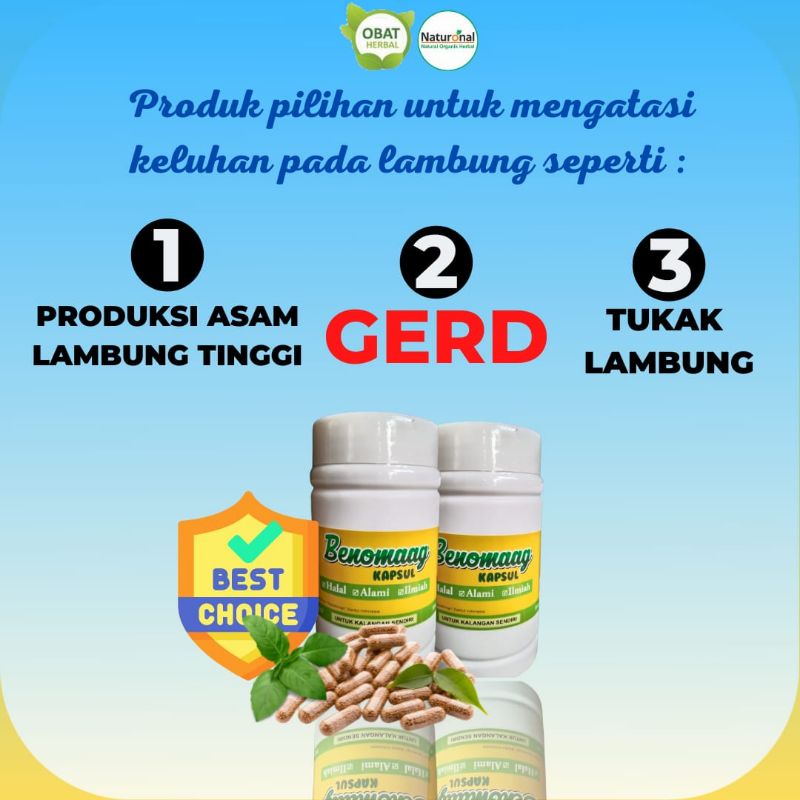 

Herbal Maag/Obat Maag Kapsul/Benomaag